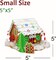 4E's Novelty Foam Gingerbread House Craft Kit (2 Pack), DIY 3D Christmas Crafts for Kids, Self-Adhesive Foam Stickers, Build & Decorate Holiday Craft Kit for Toddlers, Preschool & Kids